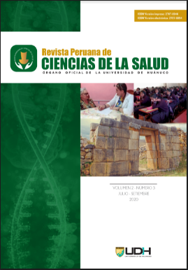 					View Vol. 2 No. 3 (2020): Revista Peruana de Ciencias de la Salud (jul-sep)
				
