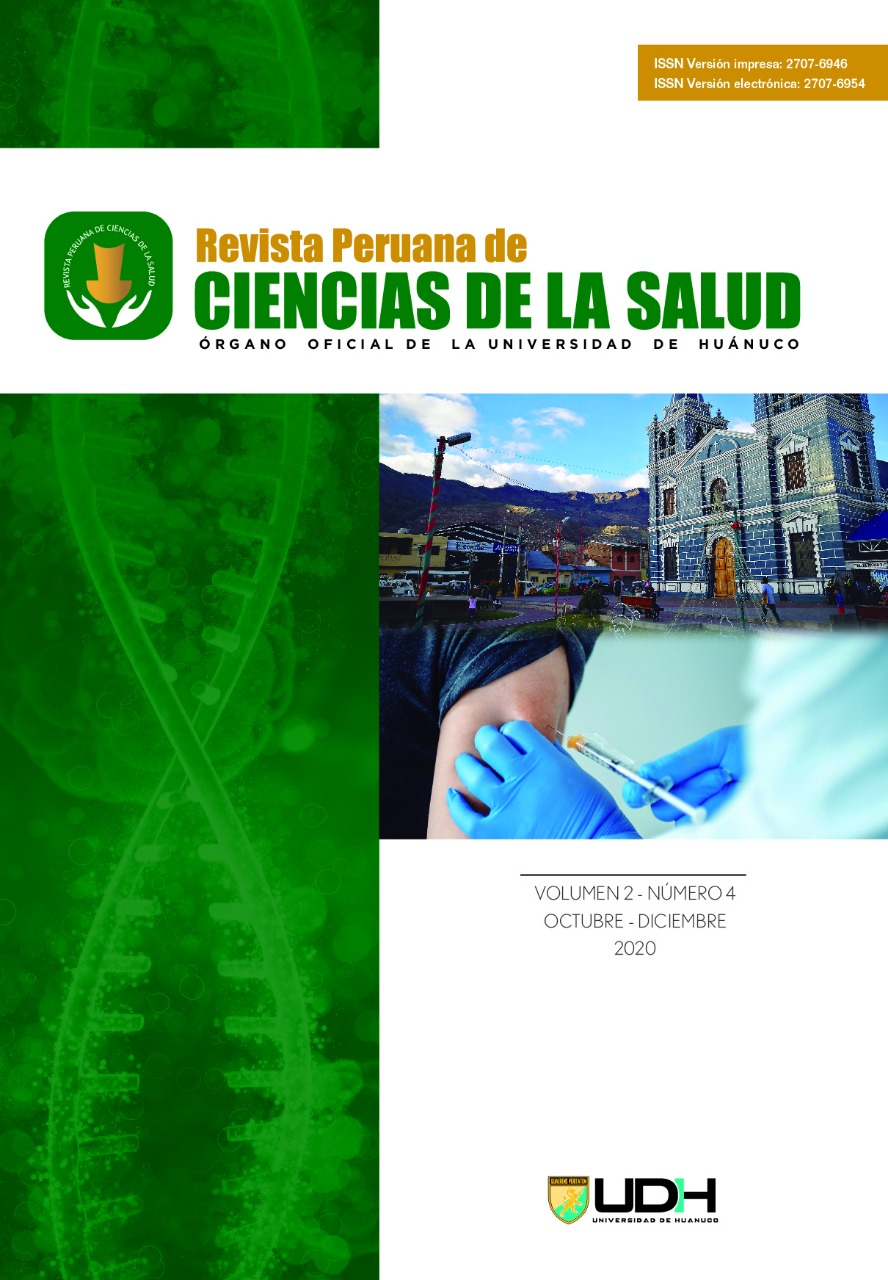 					Ver Vol. 2 Núm. 4 (2020): Revista Peruana de Ciencias de la Salud (oct-dic)
				