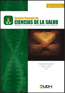 					View Vol. 1 No. 1 (2019): Revista Peruana de Ciencias de la Salud (jan-mar)
				