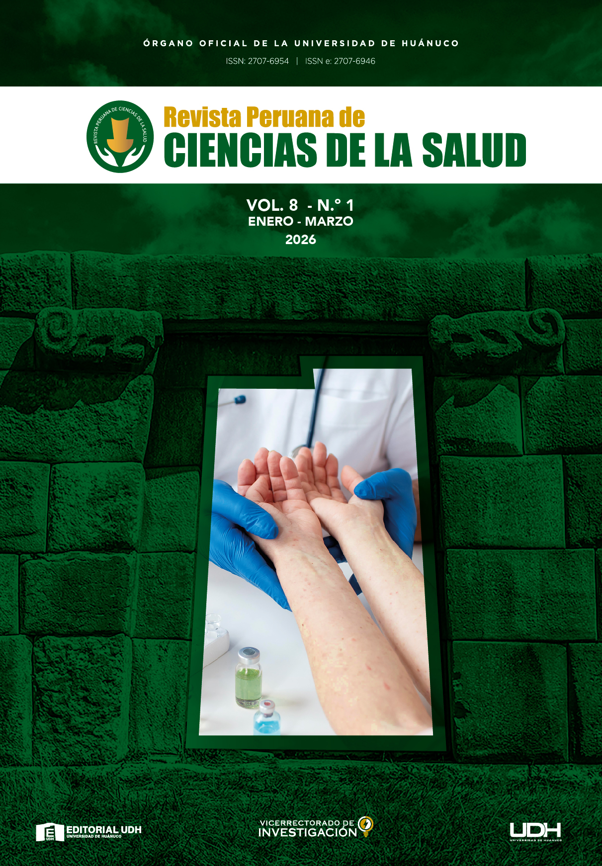 					View Vol. 8 No. 1 (2026): Revista Peruana de Ciencias de la Salud (ene-mar)
				