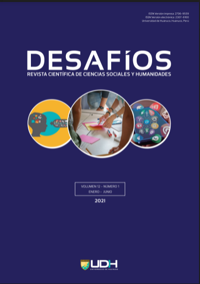 					View Vol. 12 No. 1 (2021): Revista Desafíos (ene-jun)
				