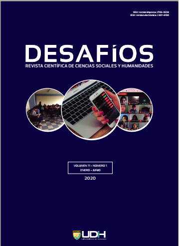 					View Vol. 11 No. 1 (2020): Revista Desafíos (ene-jun)
				