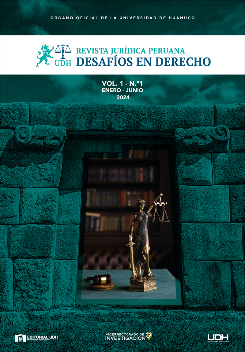 					View Vol. 1 No. 1 (2024):  Revista Jurídica Peruana Desafíos en Derecho (junio-diciembre)
				