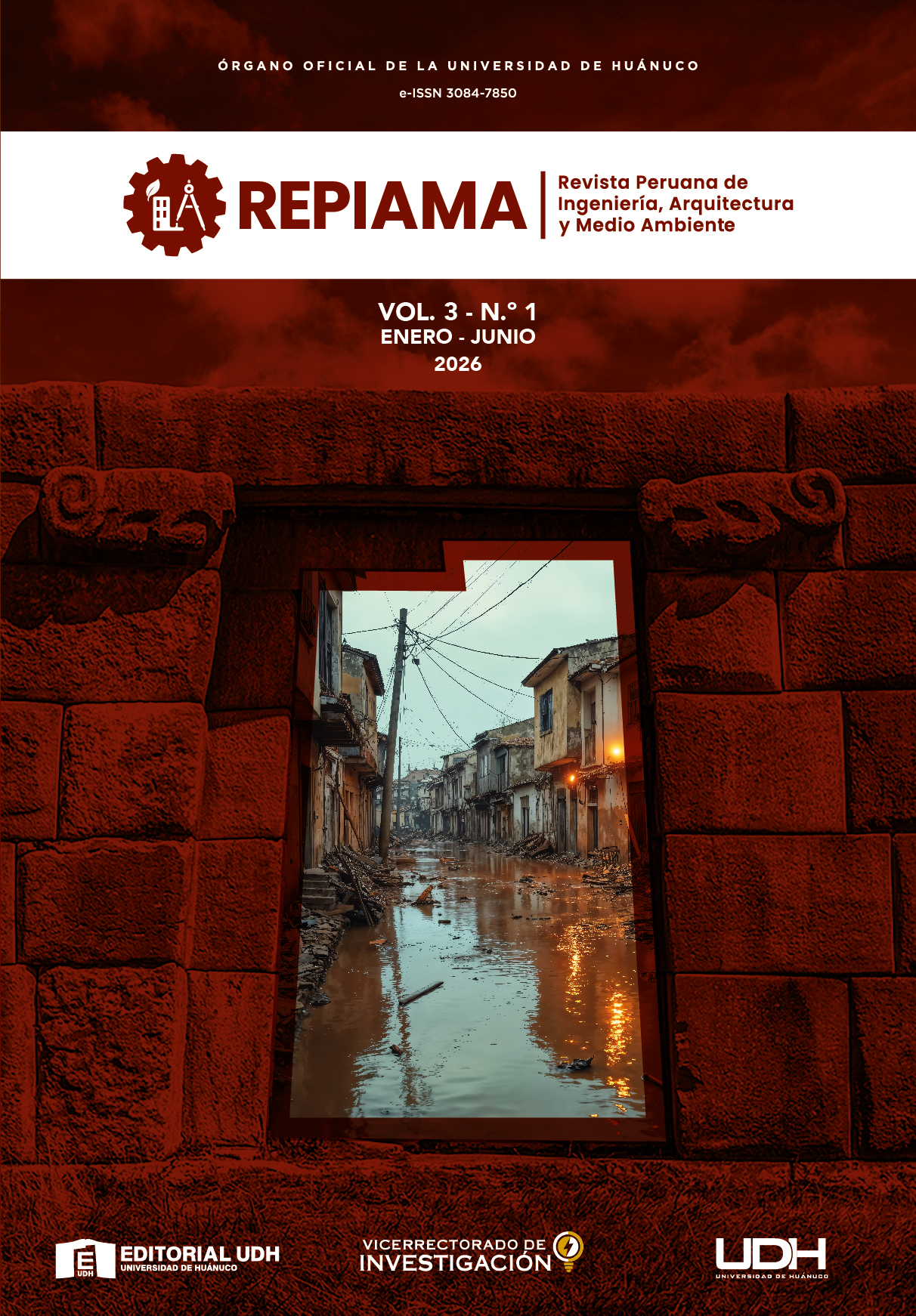 					Ver Vol. 3 Núm. 1 (2026): Revista Peruana de Ingeniería, Arquitectura y Medio Ambiente(ene-jun)
				