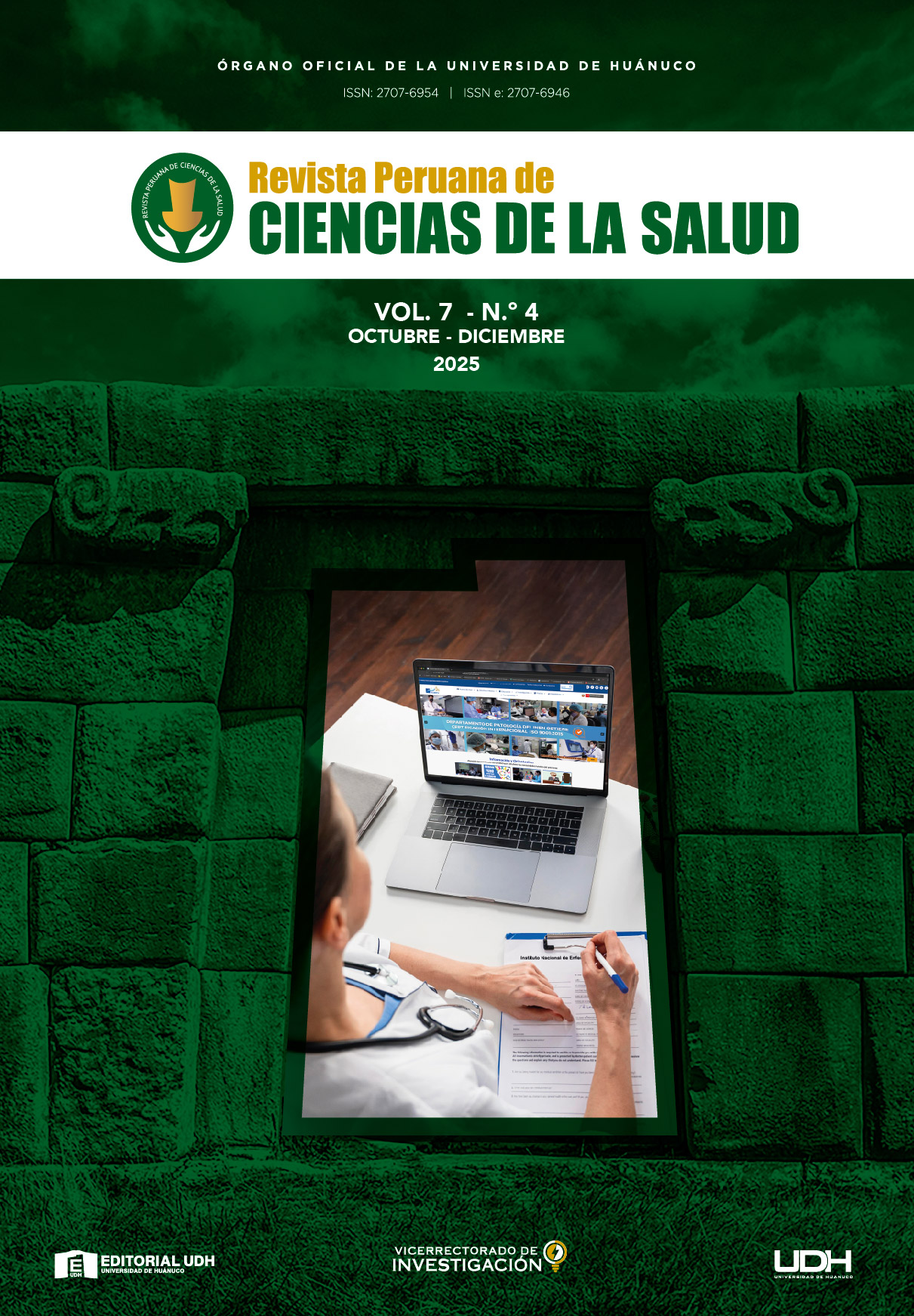 					View Vol. 7 No. 4 (2025):  Revista Peruana de Ciencias de la Salud (oct-dic)
				