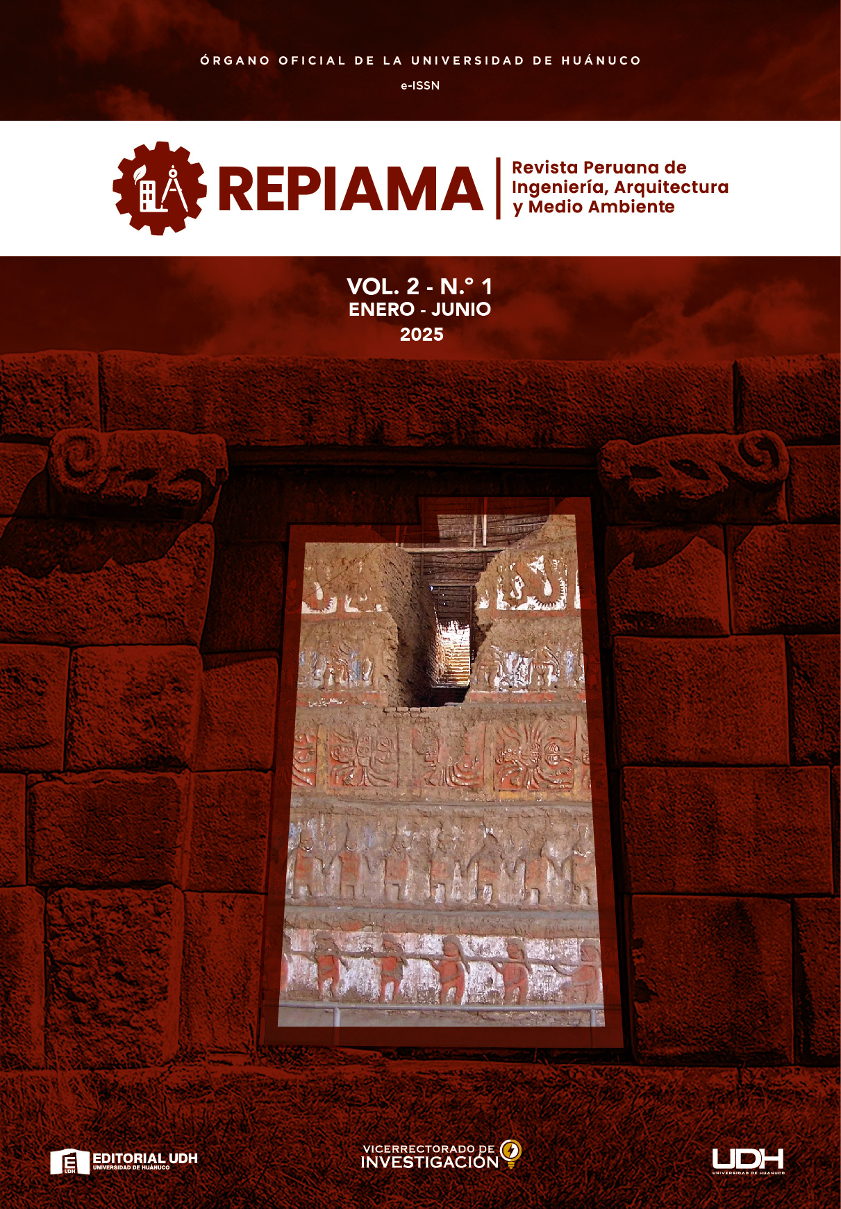 					Ver Vol. 2 Núm. 1 (2025): Revista Peruana de Ingeniería, Arquitectura y Medio Ambiente(ene-jun)
				
